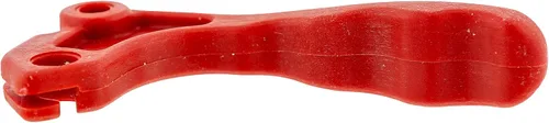 Vista 3 de MTD 731-06113 Gatillo de control de dirección quitanieves Pieza original del fabricante de equipos originales (OEM) Rojo