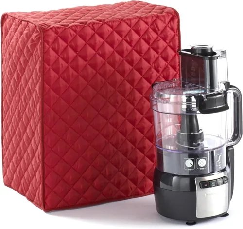 Vista 9 de Covermates Keepsakes - Funda para licuadora, protección contra el polvo, resistente a las manchas, lavable, funda para electrodomésticos, color rojo