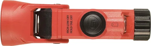 Vista 4 de Streamlight 88901 Vantage 180 X linterna para montar en casco y de ángulo recto para bomberos con soporte para casco, naranja