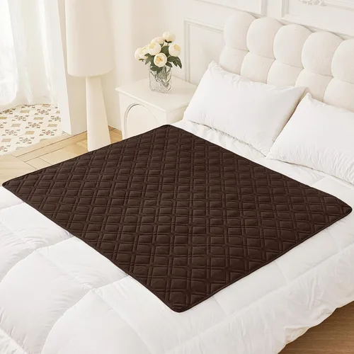 Vista 124 de Smiry Funda Impermeable para Cama de Perro Manta para Mascotas, Manta Suave y Lavable para Perros para Muebles Cama Sofá Sofá Reversible, a Cuadros