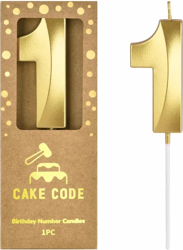 Vista 8 de Velas de cumpleaños de oro con diamantes de 2.76 pulgadas, velas de números dorados, velas de números de pastel, celebración de fiesta