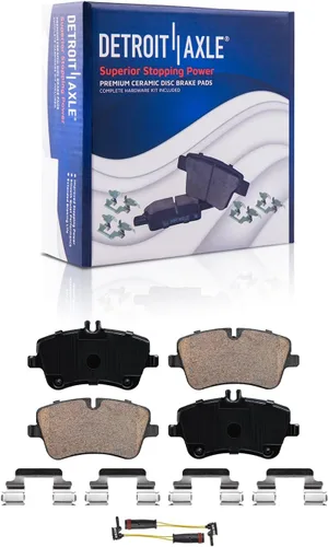 Vista 11 de Detroit Axle - Pinza de disco del lado del acompañante + pastillas de freno de cerámica de repuesto para Lexus HS250H Toyota RAV4 Prius V Scion xB