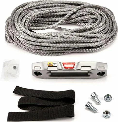Vista 2 de WARN 100970 Kit de Accesorios - Cuerda Sintética Epic para Cabrestante de ATV y UTV: 1/4" x 50