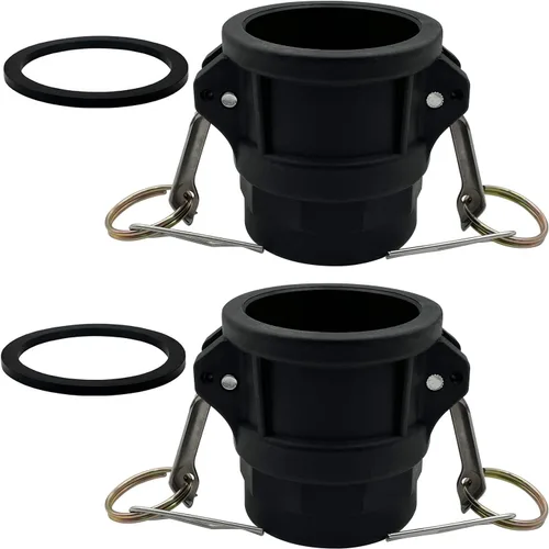 Vista 10 de BITOBITOTU - 2 accesorios Camlock Poly NPT A-50 1/2 pulgadas, tipo A, acoplamientos estándar de leva, accesorios de bloqueo de leva, ajuste