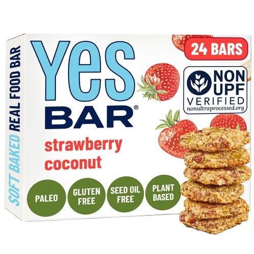 Vista 16 de The YES Bar Barra de manzana y canela crujiente – Proteína a base de plantas, barra de aperitivo decadente – Vegana, paleo, sin gluten, sin lácteos