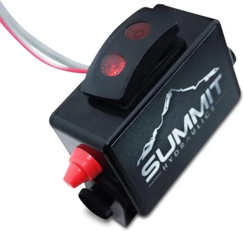 Vista 4 de Summit Hydraulics Kit multiplicador hidráulico, válvula divisor/desviadora SCV con acopladores JD estilo antiguo con caja de interruptores