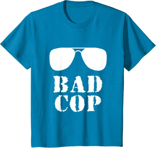 Vista 50 de Bad Cop Funny Police - Camiseta a juego para padre e hijo, Negro, S