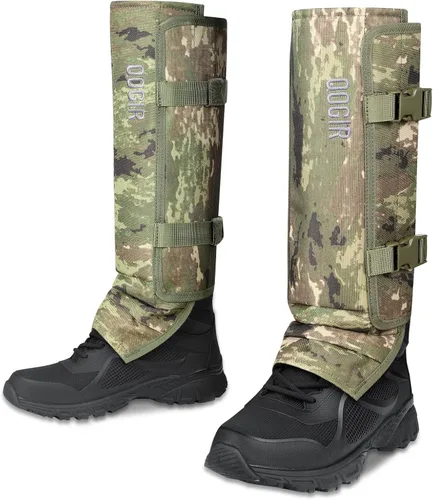 Vista 11 de QOGIR Polainas de serpiente para cazar: protectores de serpiente duraderos, polainas de polaina de serpiente para hombres y mujeres, protección Negro
