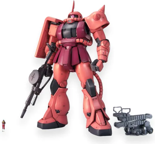Vista 12 de Figura de acción MS-06S Zaku II de la Char Ver 2.0 Master Grade por Bandai Hobby