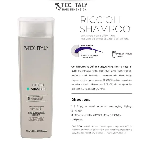 Vista 4 de Tec Italy Riccioli Curl Defining Shampoo & Conditioner Pack