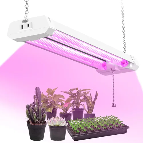 Vista 10 de Hlite Lámparas de cultivo de plantas ajustables de espectro completo de 16 pulgadas, luces de cultivo enlazables para plantas de interior, diseño
