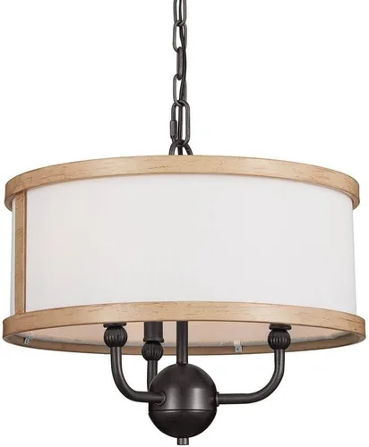 Vista 2 de Kichler Heddle - Lámpara de araña de 3 luces de 15.5 pulgadas, color negro texturizado