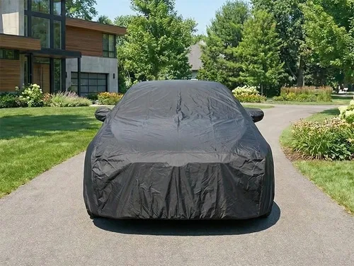 Vista 5 de CarsCover - Ajuste personalizado 2008 - 2017, Cubierta auto Dodge Challenger Cubierta auto Xtrashield, cubierta negra