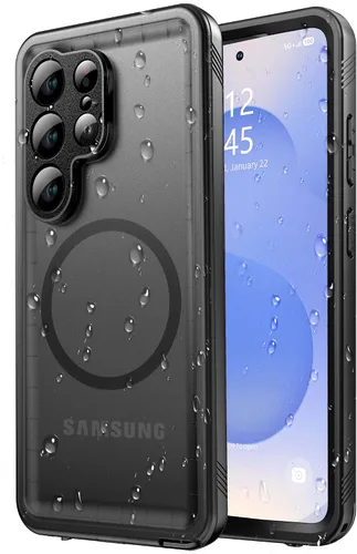 Vista 11 de SPORTLINK - Funda impermeable para Samsung Galaxy S23 Ultra IP68, color negro, 6.8