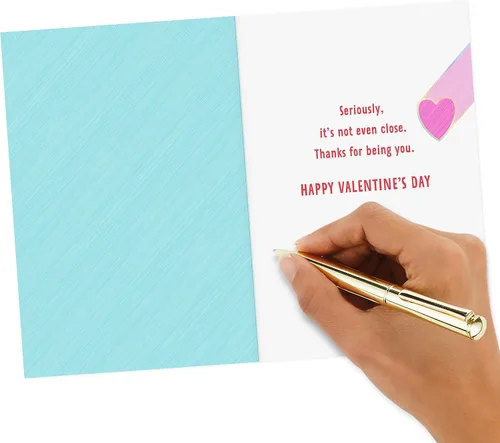Vista 5 de Hallmark Tarjetas del día de San Valentín, surtido de tarjetas del día de los galentinos (4 tarjetas con sobres)