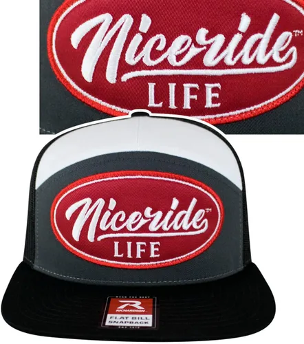 Vista 2 de Gorra de camionero Snapback con 7 paneles