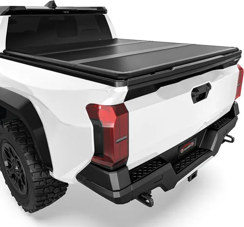 Vista 17 de Cubierta rígida de tres pliegues para Toyota Tacoma 2005-2015 con caja de 5 pies