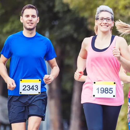 Vista 6 de Juexica Clips de babero para correr, sistema de fijación de hebilla de número de carrera, soporte de sujetador de maratón para eventos de campo