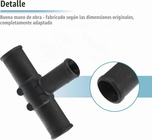 Vista 5 de X AUTOHAUX - Conector en T de manguera de calentador para Toyota Sequoia