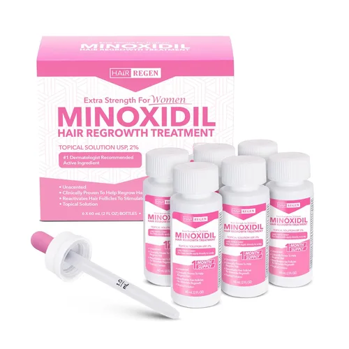 Vista 10 de Liquid Minoxidil Mujeres 2% por ciento – Solución tópica