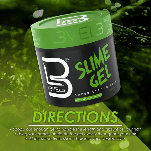 Vista 4 de L3 Gel de slime de nivel 3 Gel de peinado de control fuerte