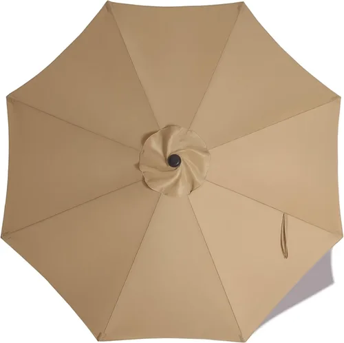 Vista 17 de ABCCANOPY Sombrilla para Exteriores de 7.5 pies, Repuesto de Cubierta Superior Compatible con 6 Varillas (Azul)