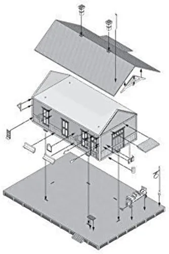 Vista 7 de Maqueta de Woodland Station