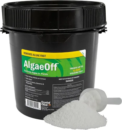 Vista 9 de CrystalClear AlgaeOff - Asesino de algas para estanque y jardín acuático, 2.5 libras