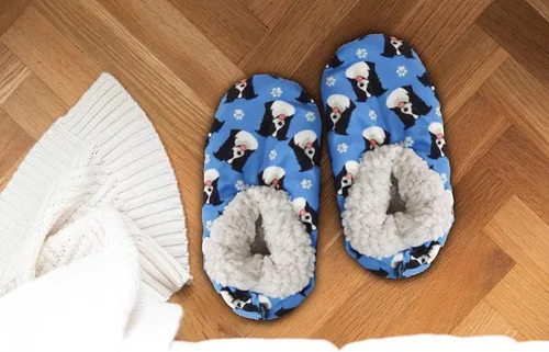 Vista 6 de Chihuahua - Pantuflas súper suaves para mujer talla única pantuflas acogedoras de casa parte inferior antideslizante perfectas para regalos