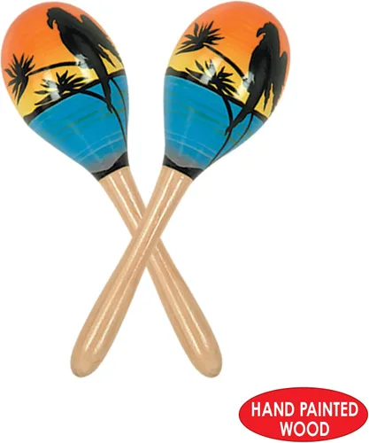 Vista 5 de Fiesta Tropical Fun Maracas (2/Pkg)