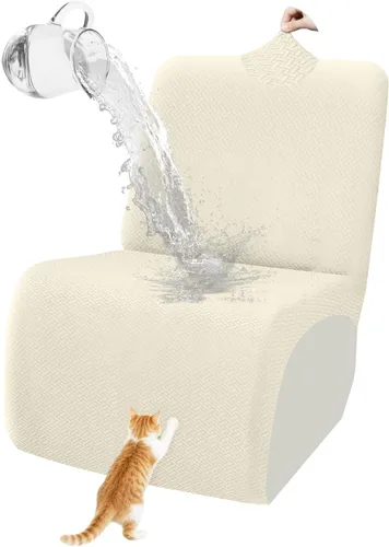 Vista 34 de ALIECOM Fundas 100% impermeables para sofá seccional reclinable, forma de L, elásticas, para esquina, funda para sofá seccional reclinable, lavable