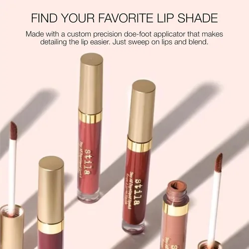 Vista 5 de stila Stay All Day Sheer & Shimmer Liquid Lip Pura Shimmer