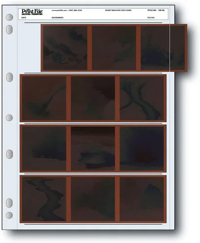 Vista 2 de Print File 120-4B Conservadores negativos para película 120 – Paquete de 25
