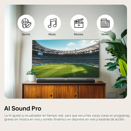 Vista 5 de LG S20A Barra de Sonido de 2.0 canales, Dolby Digital, Sinergia de TV, Interfaz Wow, DTS Digital Surround (Nuevo Modelo 2025)