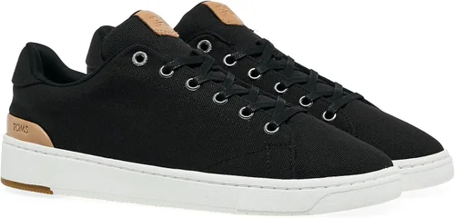 Vista 5 de TOMS Hombres Travel Lite Low Lace Up Zapatillas Zapatos Casual - Negro