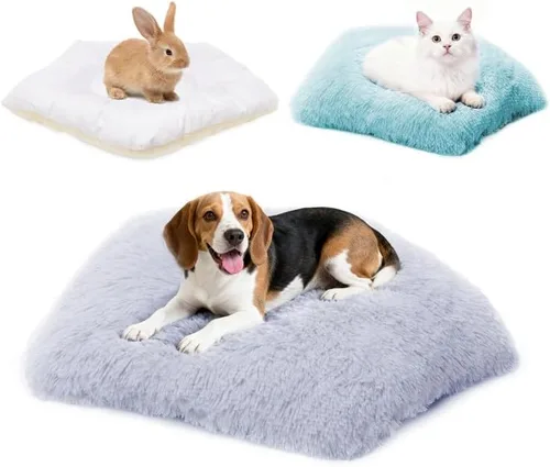 Vista 8 de Cama lavable para perros, camas para perros pequeños, 2 piezas, funda de cama extraíble lavable y esponjosa para mascotas, almohadilla reemplazable