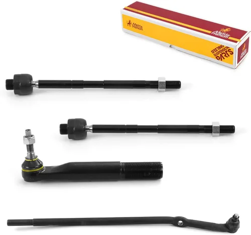 Vista 181 de Metrix Premium Chassis Parts - Kit de 4 piezas de extremos de barra de acoplamiento frontal exterior e interior compatible con Nissan Pathfinder