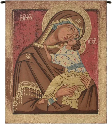 Vista 24 de Madonna Di Medjugorie - Tapiz italiano para colgar en pared, 6 pulgadas x 9 pulgadas, algodón/viscosa/poliéster por Raoul Vitale