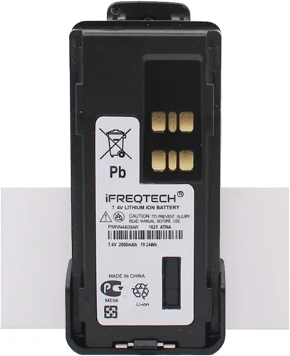 Vista 2 de PMNN4409 PMNN4409ar 7.4V 2600mAh Batería para Motorola APX4000 APX1000 XPR3300 XPR3500 XPR7350 XPR7550 Series Radio con clip para cinturón