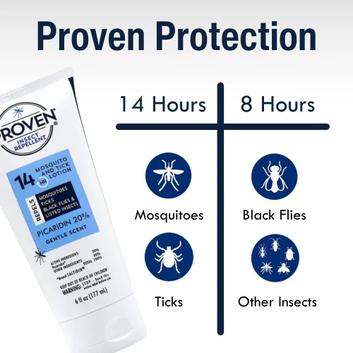 Vista 4 de Proven - Loción repelente de insectos, mantiene a los mosquitos, garrapatas y moscas alejados, repelente alternativo al DEET, hasta 14 horas