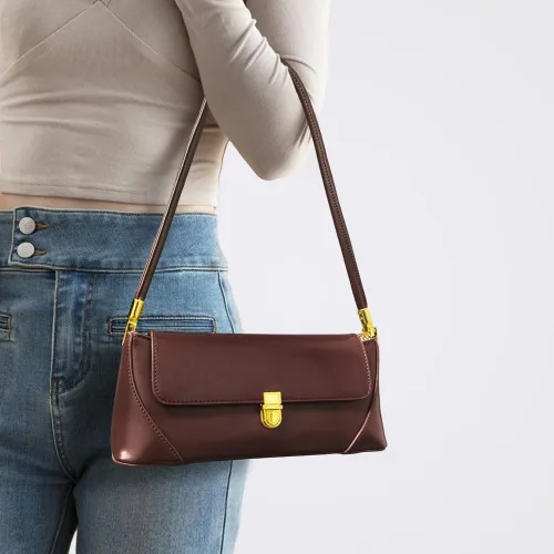 Vista 3 de Bolso de hombro vintage para mujer, monederos para mujer
