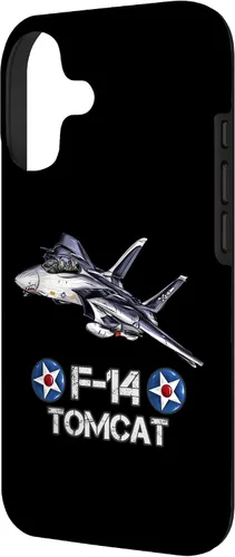 Vista 2 de Vintage F-14 Tomcat Fighter Jet Aviación Militar Estuche de Regalo para iPhone 17