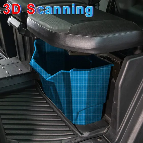 Vista 7 de Caja de almacenamiento debajo del asiento del pasajero+conductor compatible con accesorios Can-Am Defender