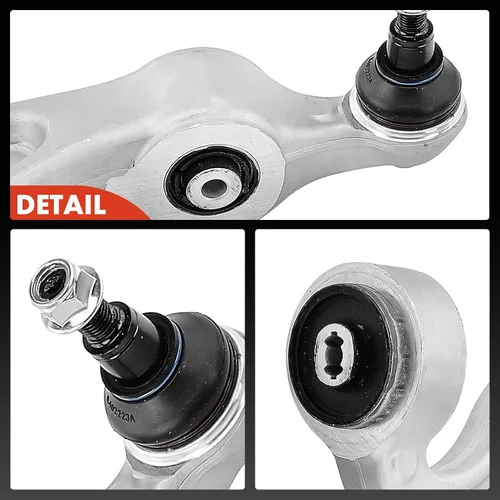 Vista 7 de A-Premium 2 brazos de control delanteros inferiores, con rótula y buje, compatibles con Porsche Panamera 2010 2011 2012 2013