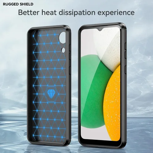 Vista 5 de M MAIKEZI Funda Samsung A03 Core, funda para Galaxy A03 Core, con protector de pantalla HD, absorción de golpes flexible de TPU parachoques de goma