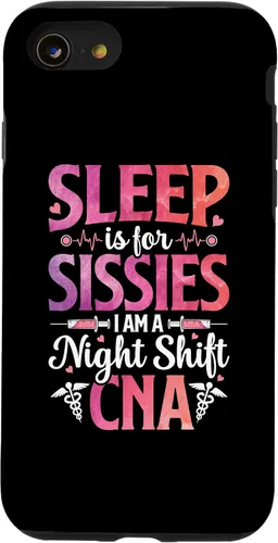Vista 18 de iPhone 16 Sleep Is For Sissies CNA Certified Nursing Assistant Nurse Case