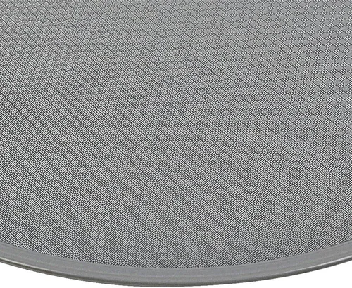Vista 6 de Wekioger Juego de 3 bandejas redondas de plástico para servir, bandejas para servir comida rápida de 13.5 pulgadas, color blanco, negro, gris