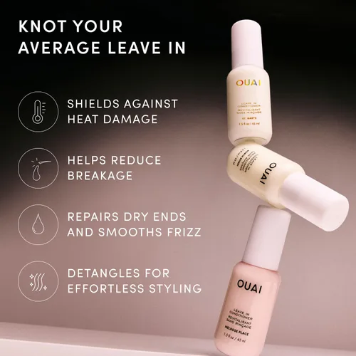 Vista 4 de OUAI Women's North Bondi Leave In Conditioner, Off White, One