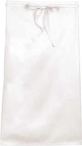 Vista 2 de Chef Code Delantal de cintura de barra para servidor o camarera CC503 33 "x 28" (negro)