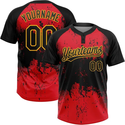 Vista 38 de Camisetas de béisbol personalizadas con dos botones, camisetas de sóftbol personalizadas con logotipo de nombre cosido para hombres, mujeres